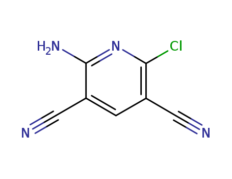 3,5-Pyridinedicarbonitrile,2-amino-6-chloro-  CAS NO.51768-01-5