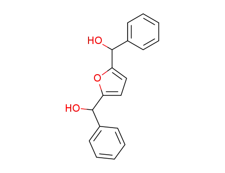 Molecular Structure of 171824-88-7 (2,5-bis[hydroxy(phenyl)methyl]furan)