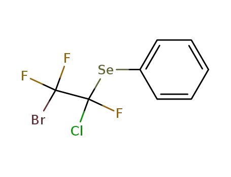 Molecular Structure of 114953-62-7 (1-chloro-2-bromo-1,2,2-trifluoroethyl phenyl selenide)