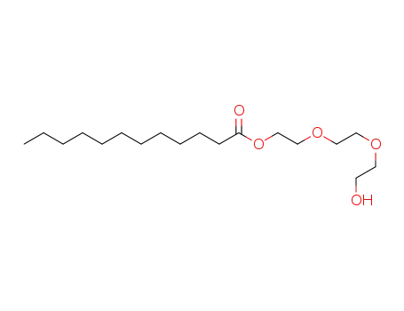 Molecular Structure of 23328-60-1 (2-[2-(2-hydroxyethoxy)ethoxy]ethyl laurate)