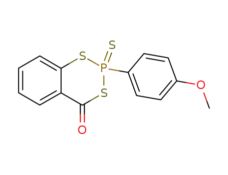2-(p-methoxyphenyl)-4H-1,3,2-benzodithiaphosphorin-4-one 2-sulfide