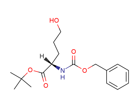 L-Norvaline, 5-hydroxy-N-[(phenylmethoxy)carbonyl]-, 1,1-dimethylethyl ester
