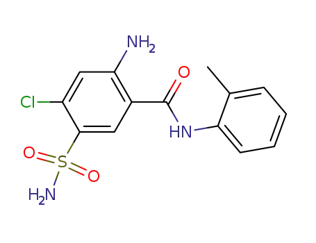 2-アミノ-4-クロロ-N-(2-メチルフェニル)-5-スルファモイルベンズアミド