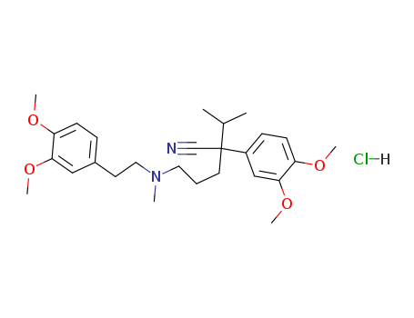 (1)-(3-Cyano-3-(3,4-dimethoxyphenyl)hex-6-yl)(5,6-dimethoxyphenethyl)methylammonium chlorideCAS NO.: 23313-68-0