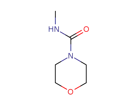 Molecular Structure of 126401-65-8 (4-Morpholinecarboxamide,N-methyl-(9CI))