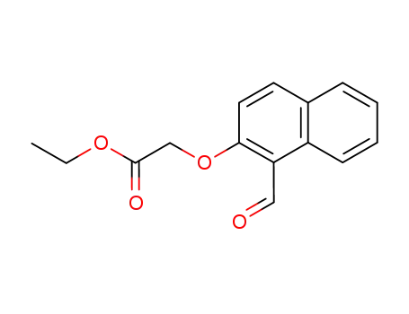 Molecular Structure of 76322-09-3 (ETHYL 2-[(1-FORMYL-2-NAPHTHYL)OXY]ACETATE)