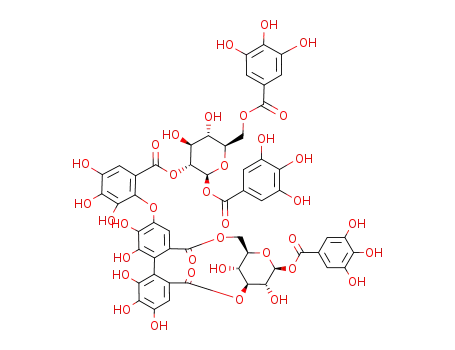 Molecular Structure of 135295-57-7 (C<sub>54</sub>H<sub>44</sub>O<sub>36</sub>)