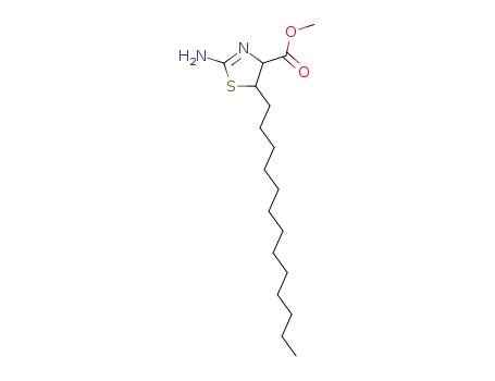 4-Thiazolecarboxylic acid, 2-amino-4,5-dihydro-5-tridecyl-, methyl ester