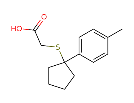 <<1-(4-tolyl)cyclopentyl>thio>acetic acid