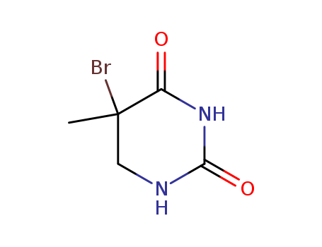 2,4(1H,3H)-Pyrimidinedione,5-bromodihydro-5-methyl-