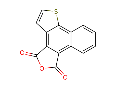 Molecular Structure of 860244-88-8 (naphtho[1,2-<i>b</i>]thiophene-4,5-dicarboxylic acid-anhydride)