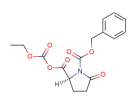 (S)-2-Ethoxycarbonyloxycarbonyl-5-oxo-pyrrolidine-1-carboxylic acid benzyl ester