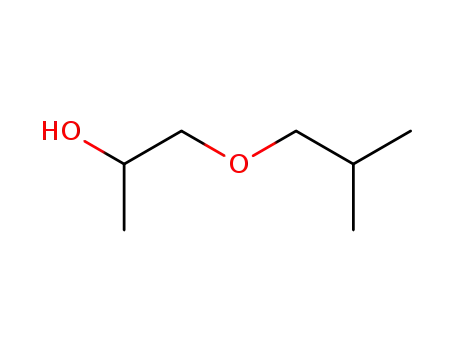 Molecular Structure of 23436-19-3 (1-isobutoxypropan-2-ol)