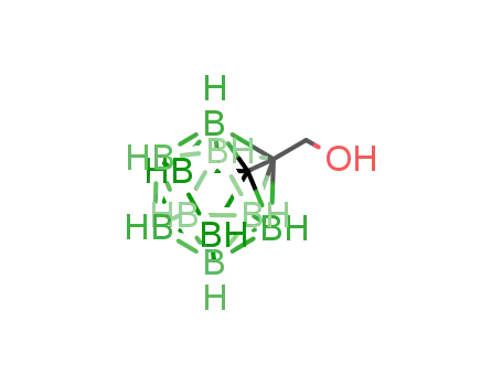 Molecular Structure of 19610-34-5 (1-(Hydroxymethyl)-o-carborane)