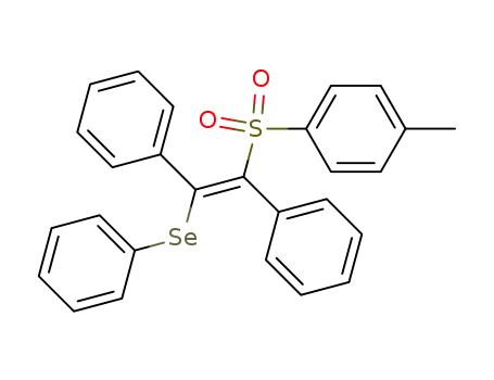 Benzene, 1-[[1,2-diphenyl-2-(phenylseleno)ethenyl]sulfonyl]-4-methyl-,
(E)-
