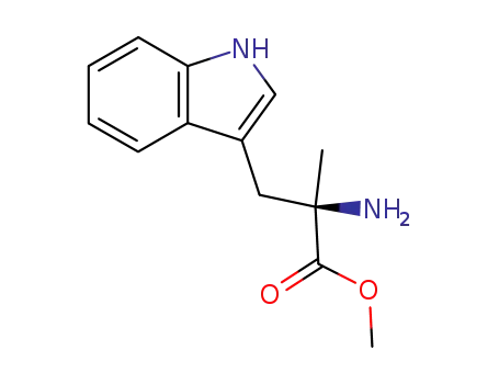 Molecular Structure of 96551-27-8 (α-methyl-(R)-tryptophan methyl ester)