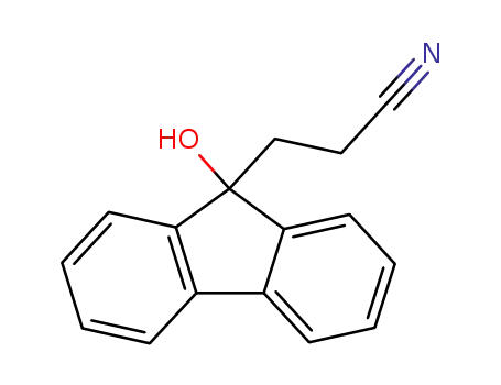 3-(9-hydroxy-9H-fluoren-9-yl)propanenitrile