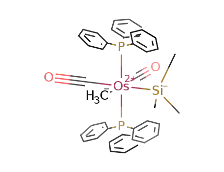 Os(trimethylsilyl)(methyl)(CO)2(triphenylphosphine)2