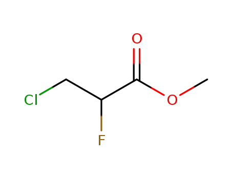 Molecular Structure of 55900-27-1 (methyl 2-fluoro-3-chloropropionate)