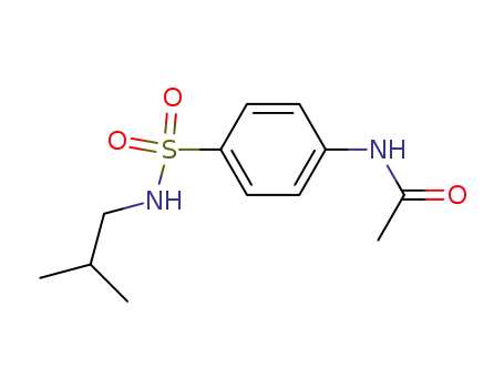 Molecular Structure of 72225-62-8 (N-(4-Isobutylsulfamoyl-phenyl)-acetamide)