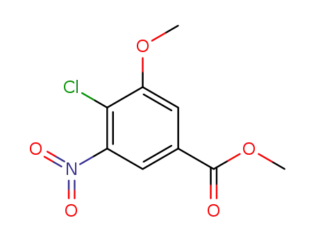 메틸 4-클로로-3-메톡시-5-니트로벤젠카르복실레이트