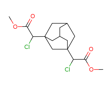 Tricyclo[3.3.1.13,7]decane-1,3-diaceticacid, a1,a3-dichloro-, 1,3-dimethyl ester
