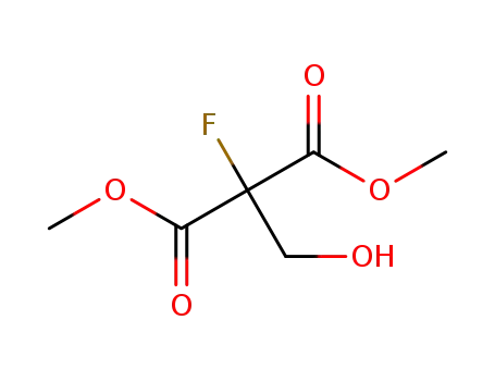 Molecular Structure of 107843-23-2 (dimethyl 2-fluoro-2-(hydroxymethyl)malonate)