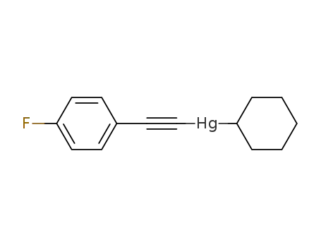 Mercury, cyclohexyl[(4-fluorophenyl)ethynyl]-
