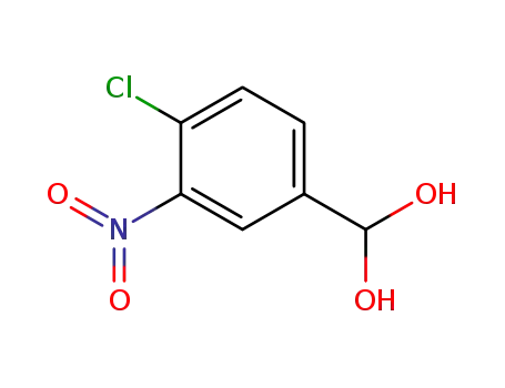 Molecular Structure of 85152-60-9 (4-chloro-3-nitrobenzaldehyde hydrate)