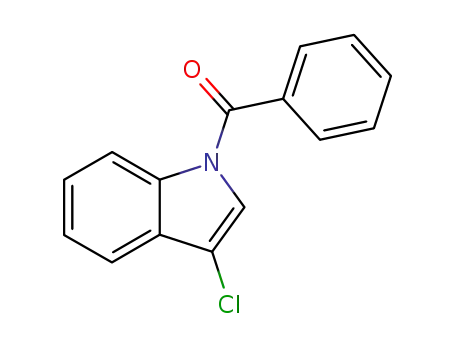 1H-Indole, 1-benzoyl-3-chloro-