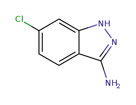 Molecular Structure of 16889-21-7 (6-chloro-1H-indazol-3-amine)