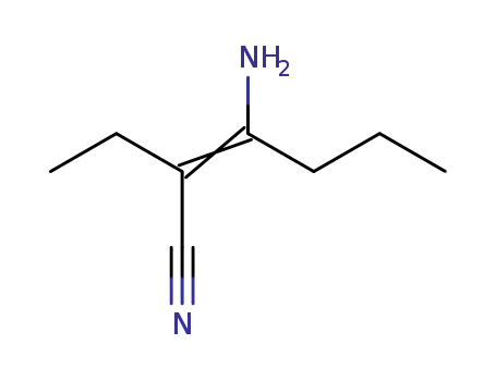 2-Hexenenitrile, 3-amino-2-ethyl-