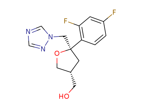 ((3R,5R)-5-((1H-1,2,4-Triazol-1-yl)methyl)-5-(2,4-difluorophenyl)tetrahydrofuran-3-yl)methanol Cas no.160709-02-4 98%