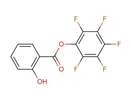 Molecular Structure of 187806-42-4 (salicylic acid pentafluorophenyl ester)