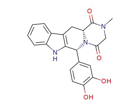 (6R,12aR)-6-(3,4-dihydroxyphenyl)-2-methyl-2,3,6,7,12,12a-hexahydropyrazino[1',2'-1,6]-pyrido[3,4-b]indole-1,4-dione