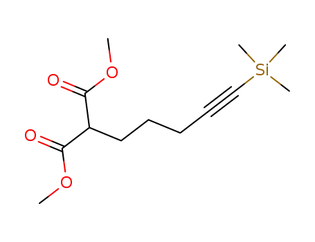 Propanedioic acid, [5-(trimethylsilyl)-4-pentynyl]-, dimethyl ester