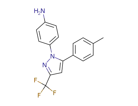 Benzenamine, 4-[5-(4-methylphenyl)-3-(trifluoromethyl)-1H-pyrazol-1-yl]-