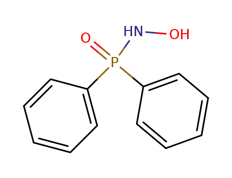 Molecular Structure of 73452-52-5 (N-hydroxy-P,P-diphenylphosphinic amide)