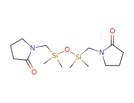 1,1,3,3-tetramethyl-1,3-bis(2-oxo-1-pyrrolidinomethyl)-1,3-disiloxane
