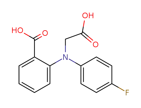 Molecular Structure of 180911-99-3 (N-(4-fluorophenyl)-N-(2-carboxyphenyl)glycin)