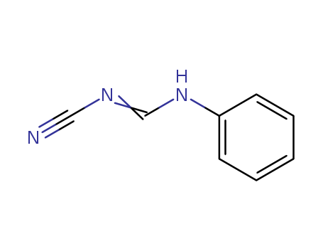 N-cyano-N-phenyl-methanimidamide cas  59425-37-5