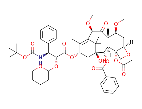 Molecular Structure of 1372883-35-6 (2'-(tetrahydrpyran)cabazitaxel)