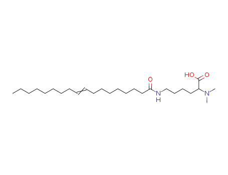 Molecular Structure of 17196-51-9 (N2,N2-dimethyl-N6-oleoyl-DL-lysine)