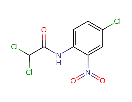Molecular Structure of 17090-48-1 (2,2-dichloro-N-(4-chloro-2-nitrophenyl)acetamide)