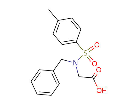 Molecular Structure of 20158-69-4 (N-benzyl-N-[(4-Methylphenyl)sulfonyl]glycine)