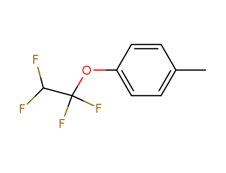 Molecular Structure of 1737-11-7 (4-(1,1,2,2-Tetrafluoroethoxy)toluene)