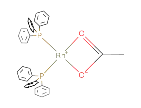 Rh(PPh<SUB>3</SUB>)<SUB>2</SUB>(OAc)