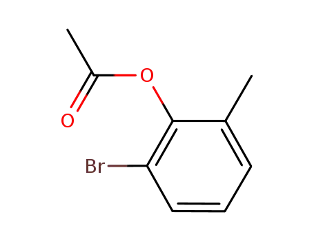 1-bromo-2-acetoxy-3-methylphenol