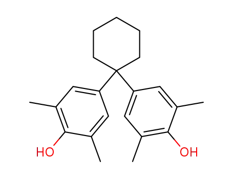 Molecular Structure of 30560-61-3 (Phenol, 4,4'-cyclohexylidenebis[2,6-dimethyl-)