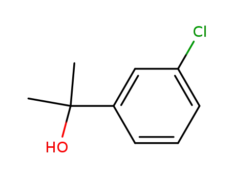 Molecular Structure of 31002-87-6 (2-(3-Chlorophenyl)-2-propanol)